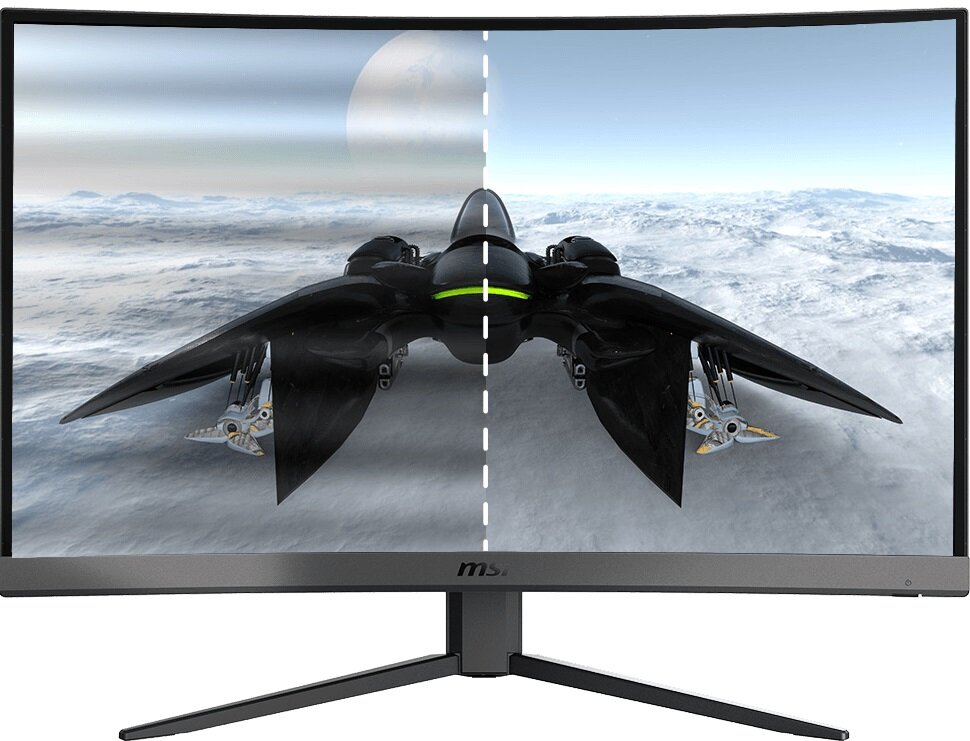 Monitor MSI Optix G27C4 - technologia redukcji migotania i światła niebieskiego komfort matowa matryca IPS