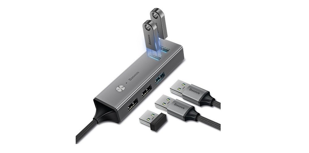 Hub BASEUS Cahub-Dog 5w1 widok ogólny front