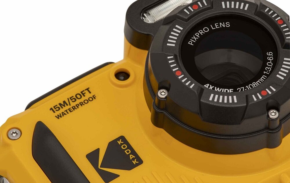 Aparat KODAK WPZ2 zoom rozdzielczość bateria stabilizacja zoom af przysłona obiektyw makro ogniskowa