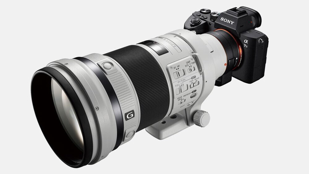 Aparat SONY Alpha A7 III Funkcja AF z detekcją fazy mocowaniem A adaptera LA-EA3
