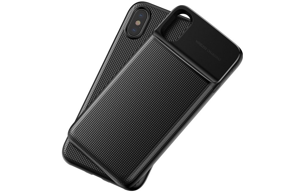 ETUI POWERBANK 5000MAH BASEUS 1+1 DO IPHONE X/XS etui i powerbank bez szukania gniazdka