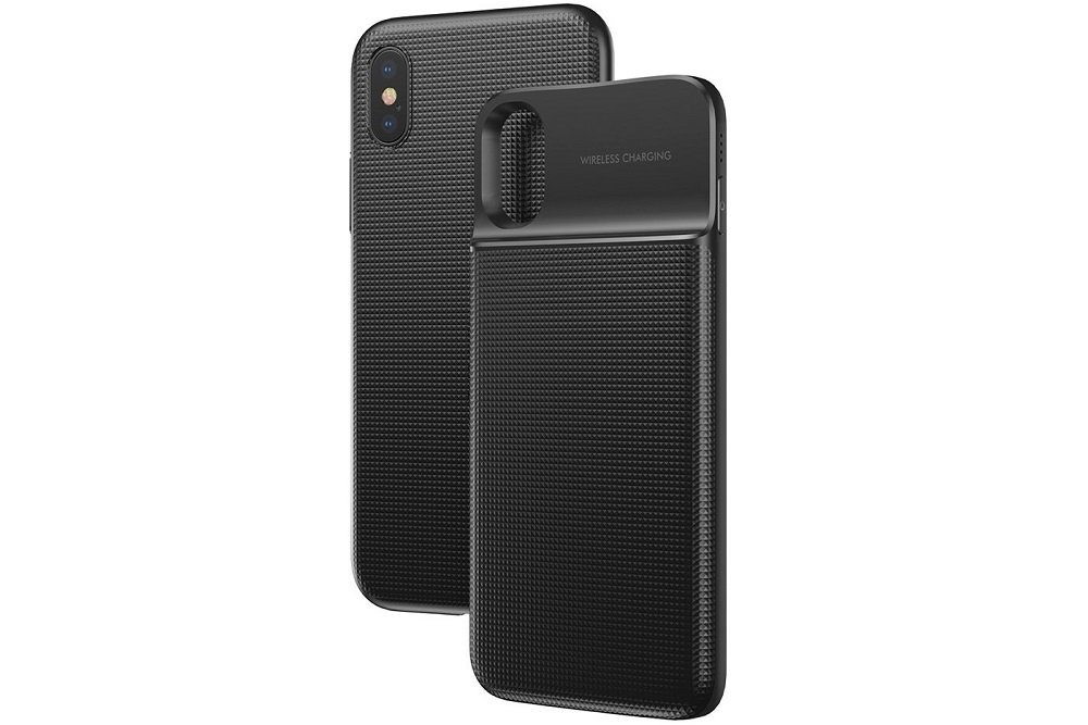 ETUI POWERBANK 5000MAH BASEUS 1+1 DO IPHONE X/XS pewny chwyt ochrona sprzętu