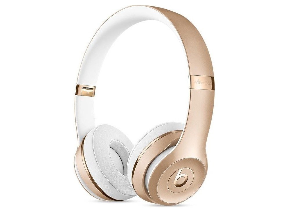 Słuchawki nauszne BEATS BY DR. DRE Solo 3 Wireless Biało-złoty - Słuchawki nauszne