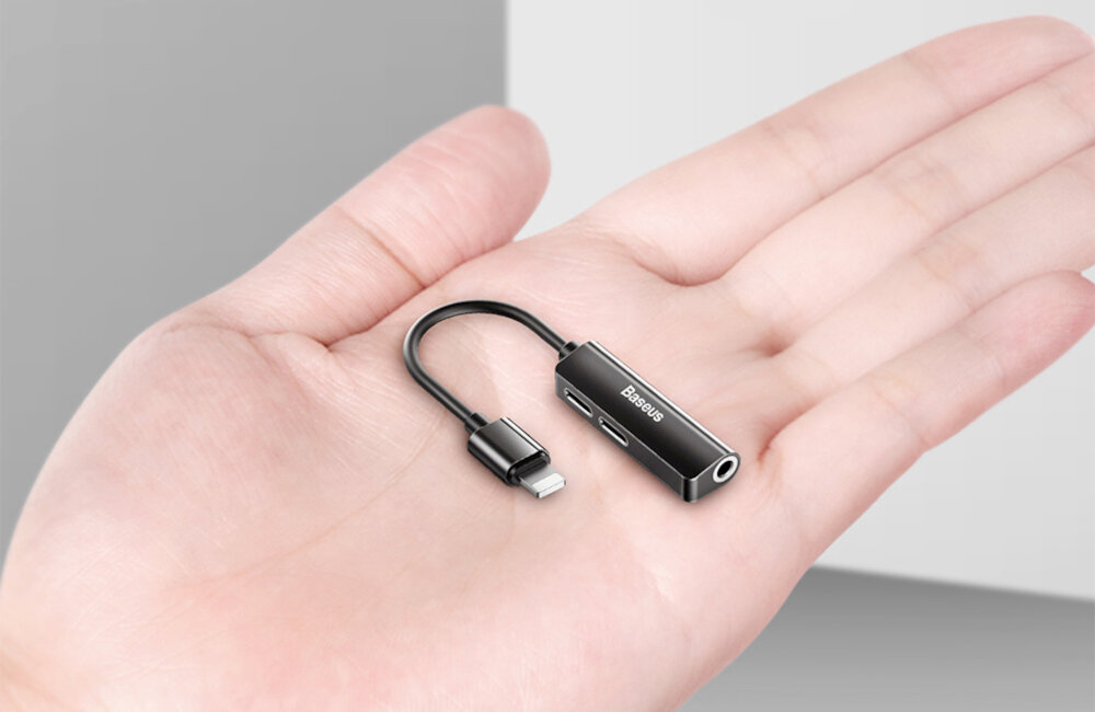 ADAPTER AUDIO BASEUS L52 (CZERWONY) funkcjonalność