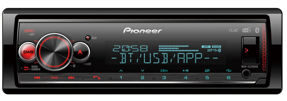 Radio samochodowe PIONEER MVH-S520DAB - ogólny