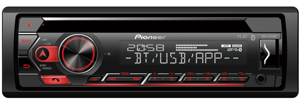Radio samochodowe PIONEER DEH-S420BT - ogólny