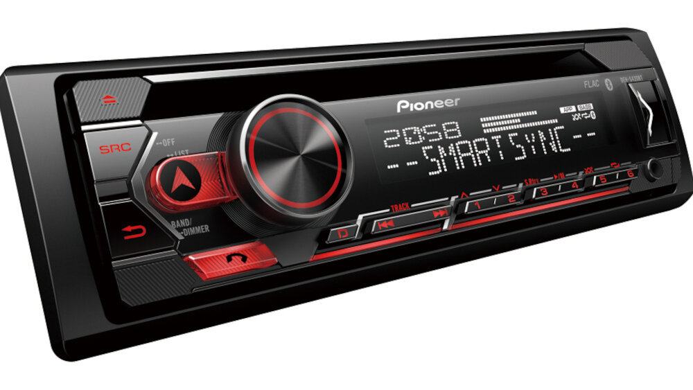 Radio samochodowe PIONEER DEH-S420BT - design