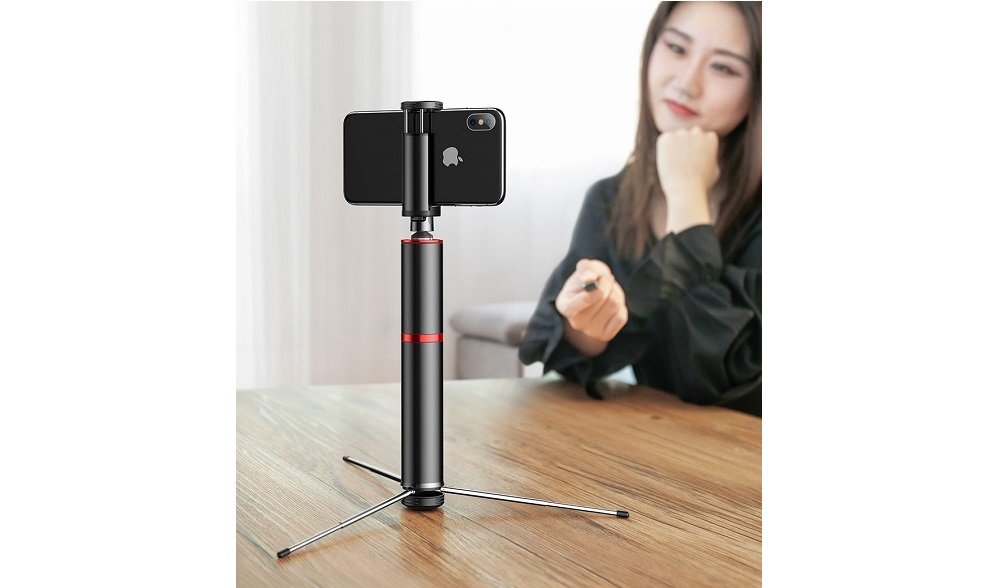 SELFIE STICK STATYW BLUETOOTH BASEUS zdjęcia szybko