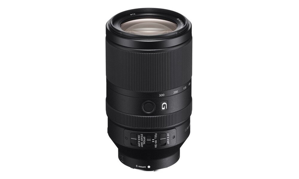 Obiektyw SONY FE 70-300mm F4.5-5.6 G OSS aparat zdjęcia ogniskowa zoom szkła optyka soczewki montaż bagnet af ostrość regulacja pierścienie