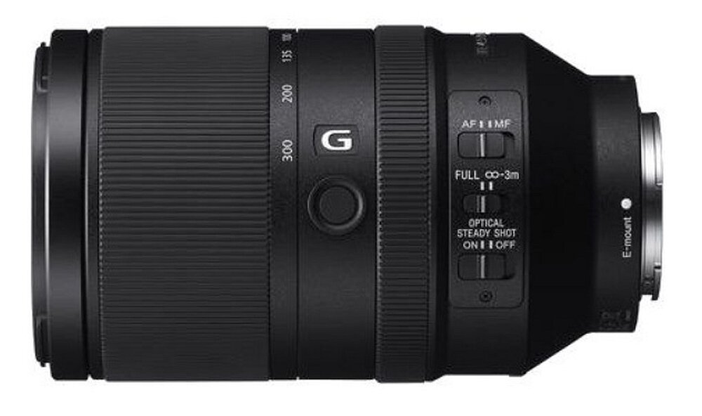 Obiektyw SONY FE 70-300mm F4.5-5.6 G OSS aparat zdjęcia ogniskowa zoom szkła optyka soczewki montaż bagnet af ostrość regulacja pierścienie