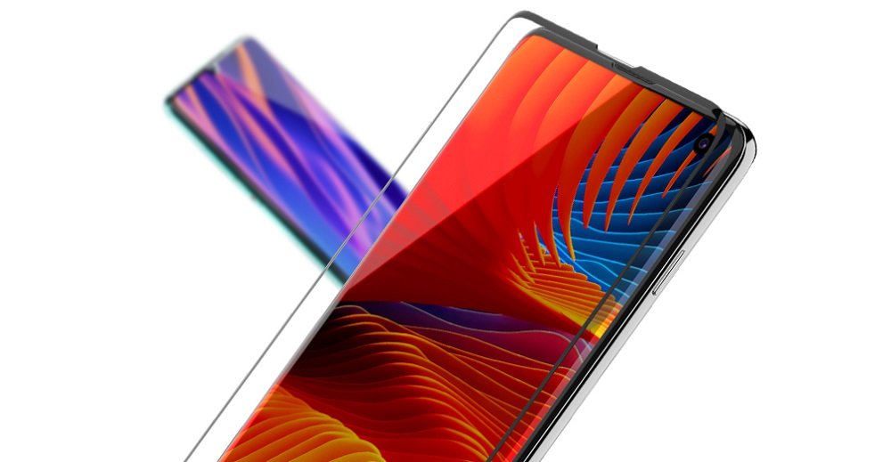 Szkło hartowane GREEN CEEL GC Clarity do Apple iPhone 6 Plus Biały OCHRONA BEZPIECZEŃSTWO ZABEZPIECZENIE czarny smartfon