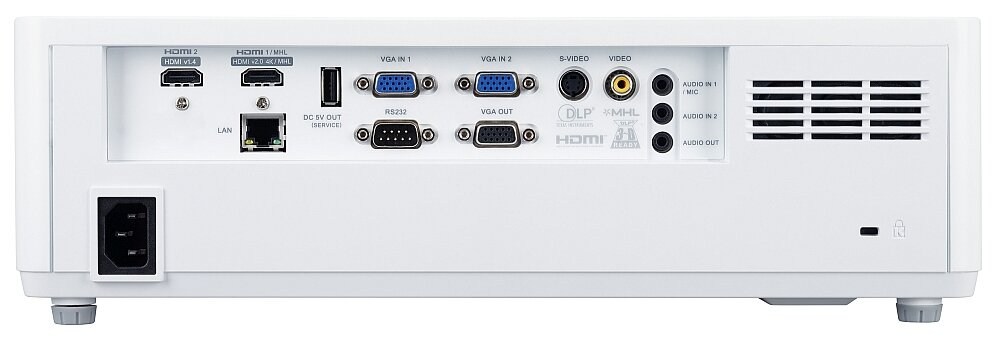 Projektor ACER PL6510 obraz żarówka rozdzielczość rozmiar jasność kontrast porty gniazda 