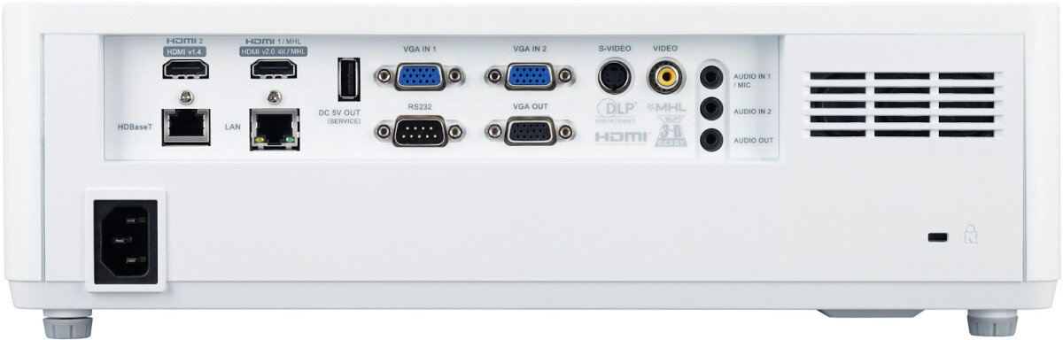 Projektor ACER PL6610T złącza porty podłączenie