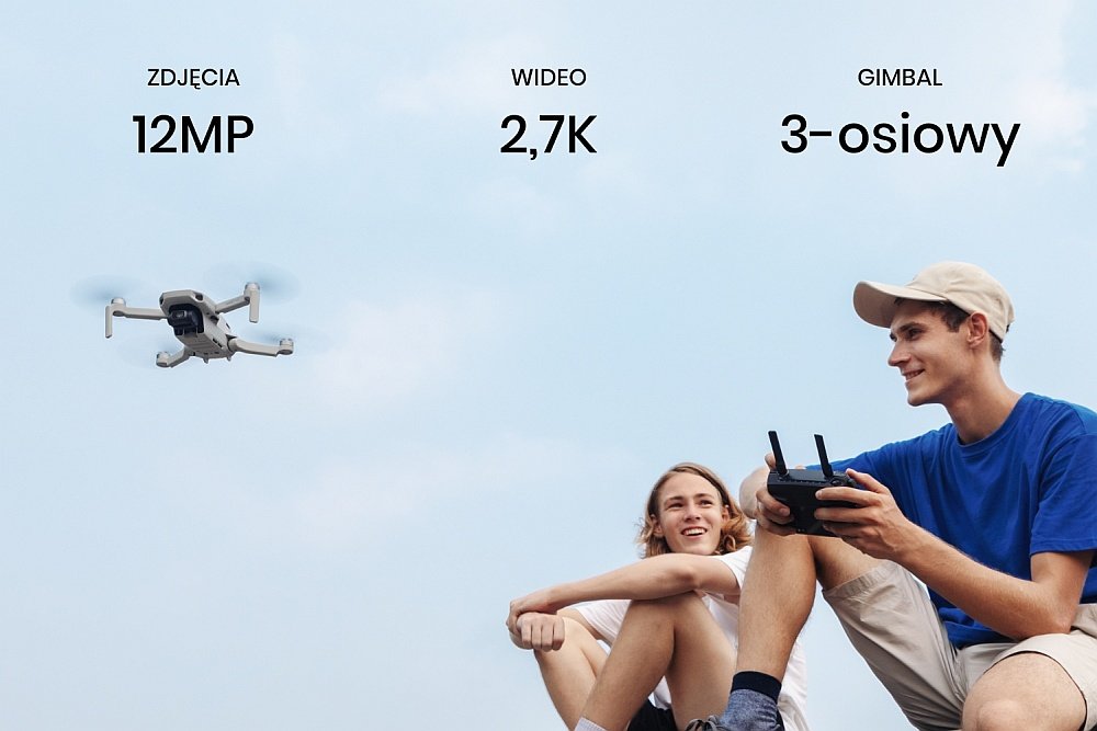 Dron DJI Mavic Mini aparat obiektyw matryca wideo