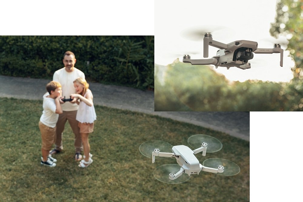 Dron DJI Mavic Mini nagrywanie stabilizacja filmowane