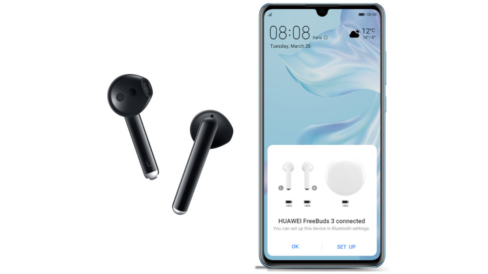 Słuchawki Douszne HUAWEI FreeBuds 3 Czarny - Transmisja Danych