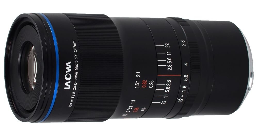 Obiektyw Laowa CA-Dreamer 100 mm f/2,8 Macro 2:1 widok z boku