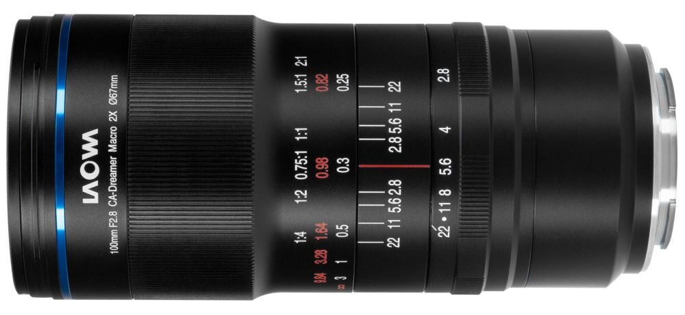 Obiektyw Laowa CA-Dreamer 100 mm f/2,8 Macro 2:1 widok z boku