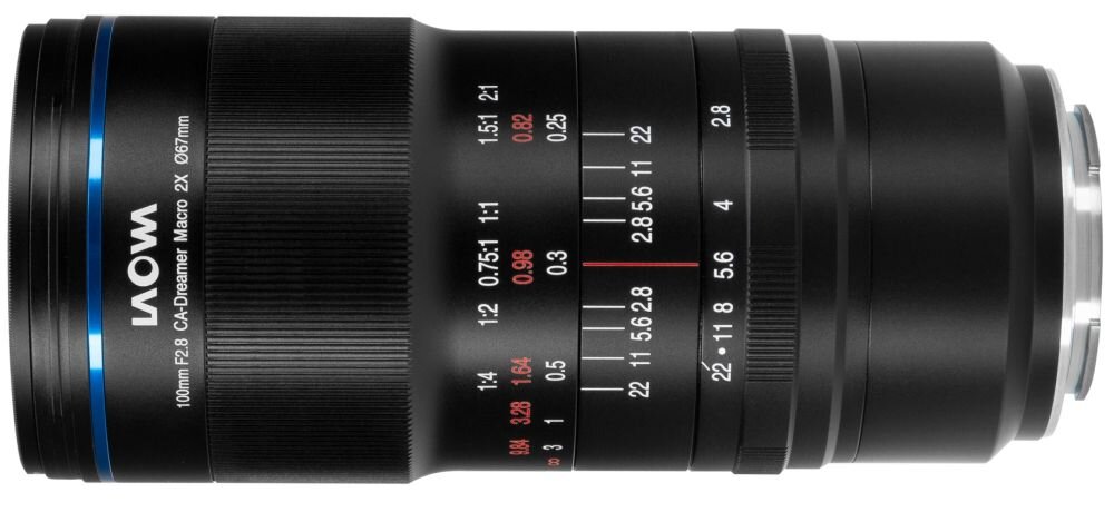 Obiektyw Laowa CA-Dreamer 100 mm f/2,8 Macro 2:1 widok z boku