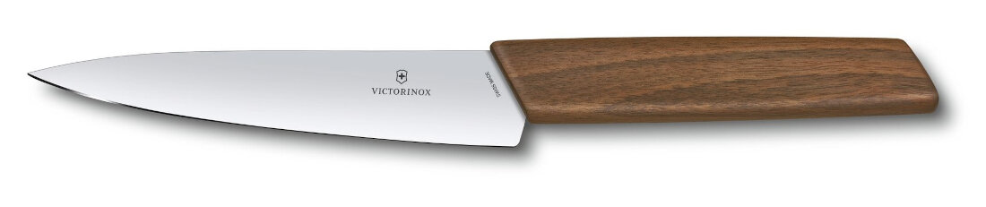 Nóż VICTORINOX Swiss Modern 6.9010.15G krojenie obieranie wąskie ostrze zaostrzony czubek Płynnie kroi komfort pracy wysoka precyzja