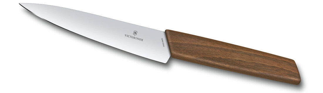 Nóż VICTORINOX Swiss Modern 6.9010.15G lekka konstrukcja Kompaktowy rozmiar długości ostrza waga poręczny łatwy w manewrowaniu
