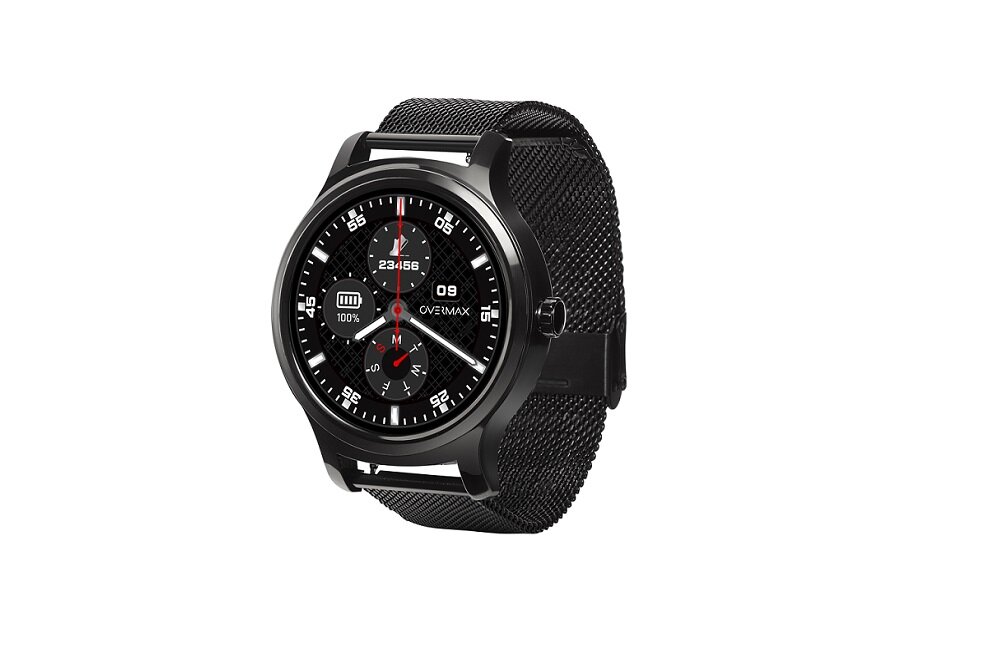 Smartwatch OVERMAX Touch 2 6 Czarny wielofunkcyjne urządzenie ekran dotykowy monitorowanie organizmu intuicyjna obsługa