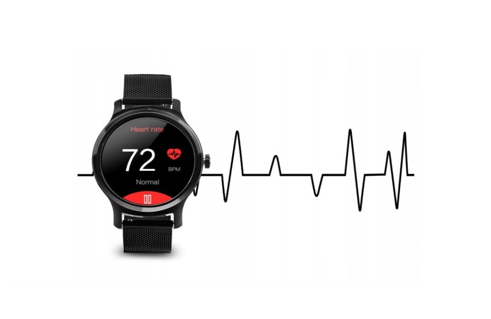 Smartwatch OVERMAX Touch 2 6 Czarny Monitoring snu