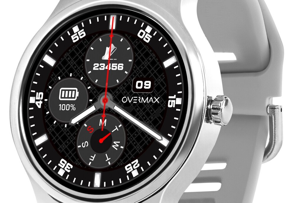 Smartwatch OVERMAX Touch 2.6 ekran pasek bateria monitoring sport