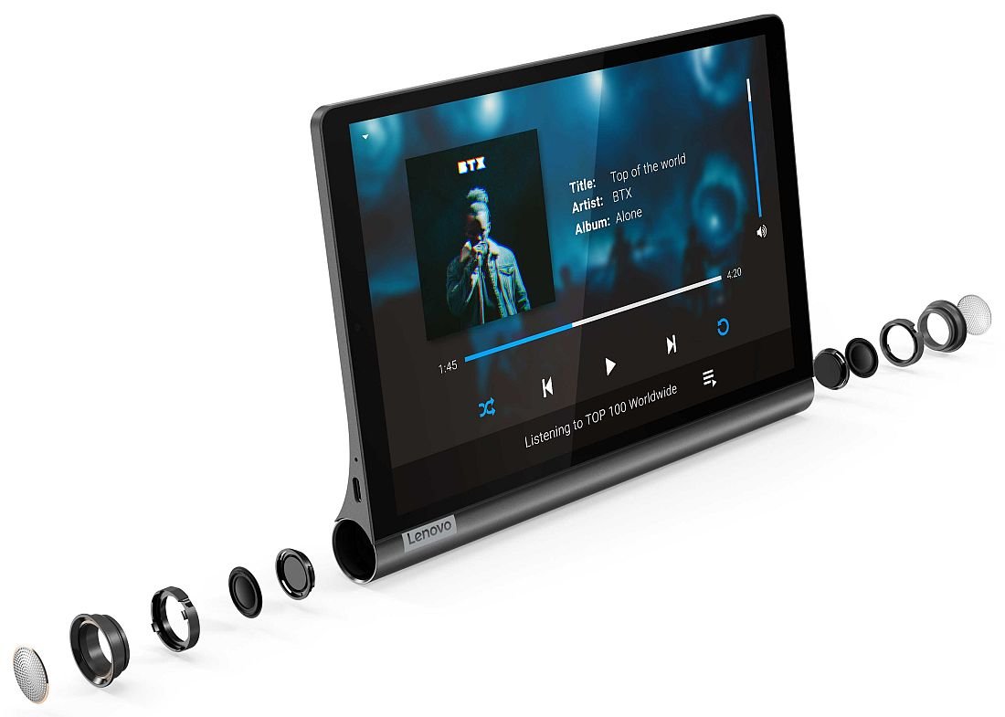 Tablet LENOVO Yoga Smart Tab - dźwięk