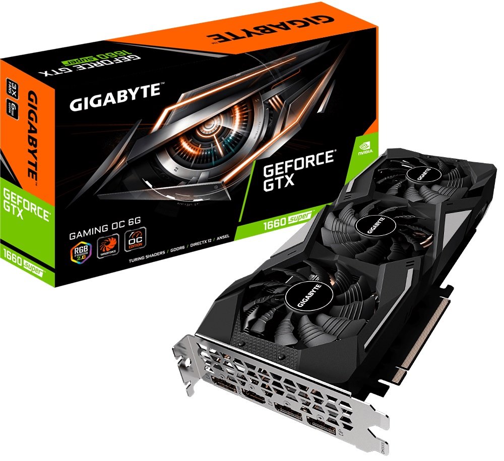 Karta-graficzna Gigabyte Geforce GTX 1660 SUPER GAMING OC 5G wydajność płynność wyświetlanej grafiki NVIDIA Turing