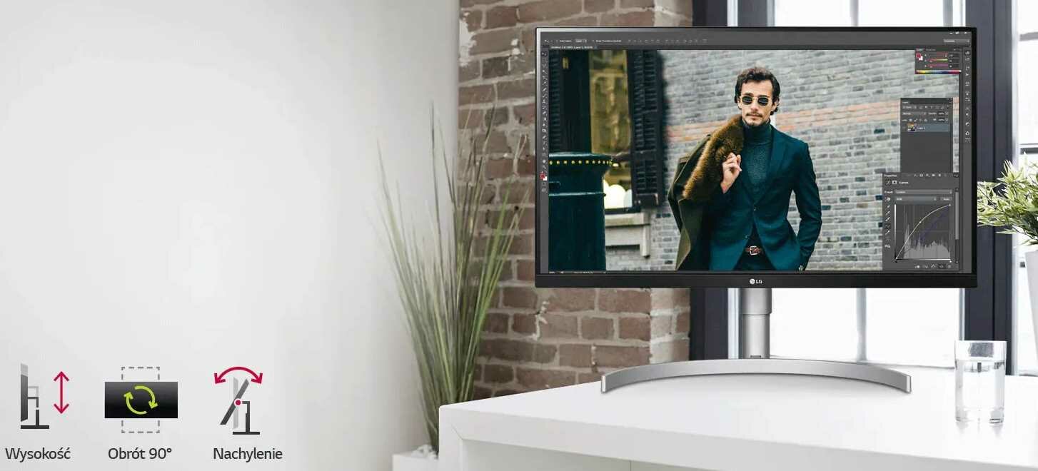 Monitor LG 27UL850 27 3840x2160px IPS - Pełna regulacja