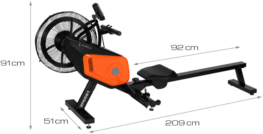 Wioslarz HMS ZP6591 zawartosc opakowania