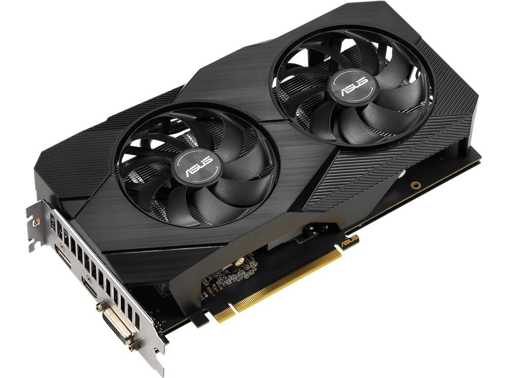 Karta graficzna ASUS GeForce GTX 1660 Super Dual OC EVO 6GB - przyśpieszony procesor graficzny TU116 doskonała jakość 1840 MHz