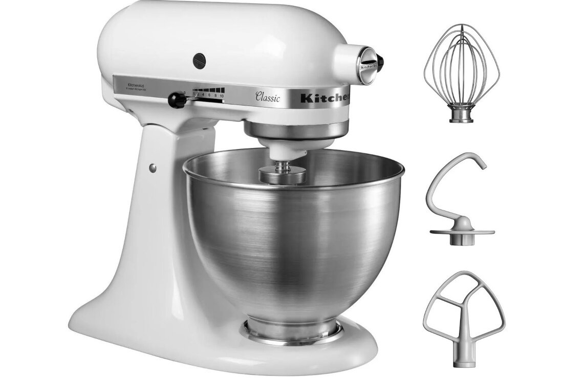 Robot kuchenny KITCHENAID Classic 5K45SSEWH 275W zestaw akcesoria komplet wyposazenie