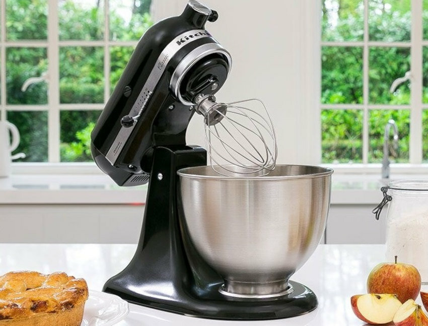 Robot kuchenny planetarny KITCHENAID Classic 5K45SSEOB 275W dodatkowe mozliwosci rozbudowaie przyrzadzanie posilkow wielofunkcyjny