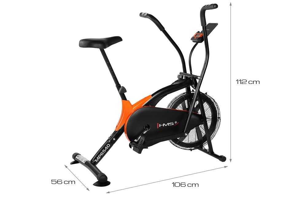 Rower powietrzny HMS MP6540 solidny trening opór powietrzny wymiary maksymalne obciążenie