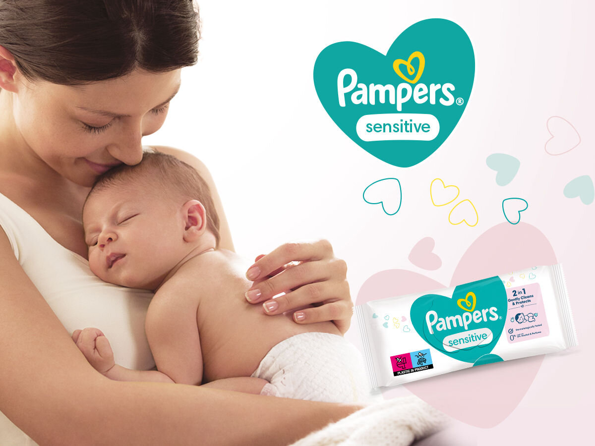Chusteczki nawilżane PAMPERS Sensitive (624 szt.)