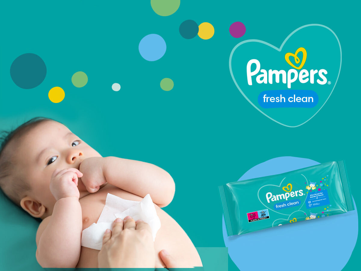 Chusteczki nawilżane PAMPERS Fresh Clean (624 szt.)