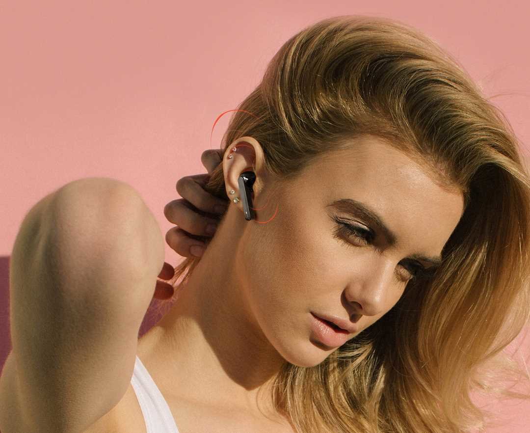 Słuchawki dokanałowe QCY T3 Czarny - Sterowanie dotykowe 