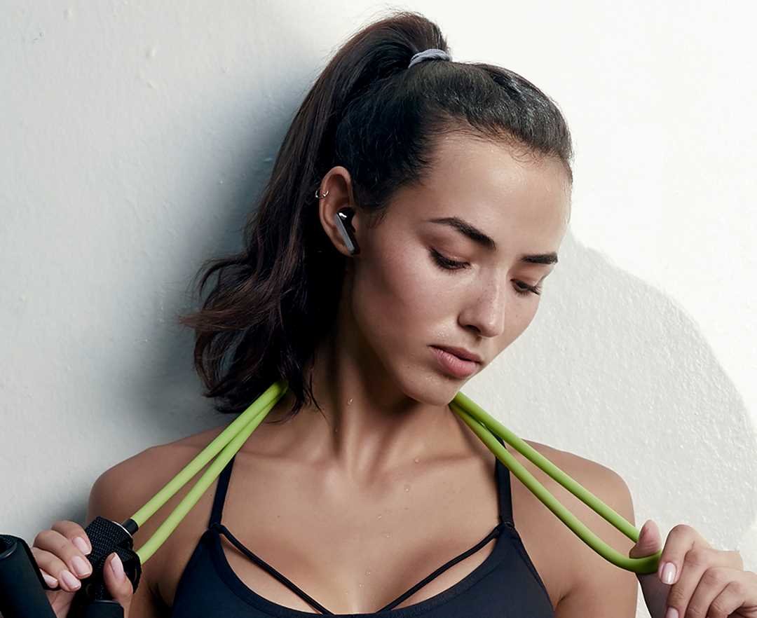 Słuchawki dokanałowe QCY T3 Czarny - IPX5 