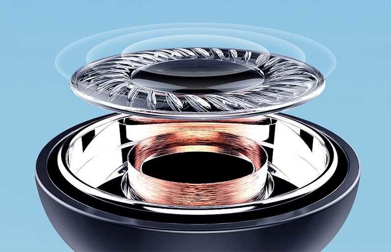 Słuchawki dokanałowe QCY T3 Czarny - 6-milimetrowe przetworniki 