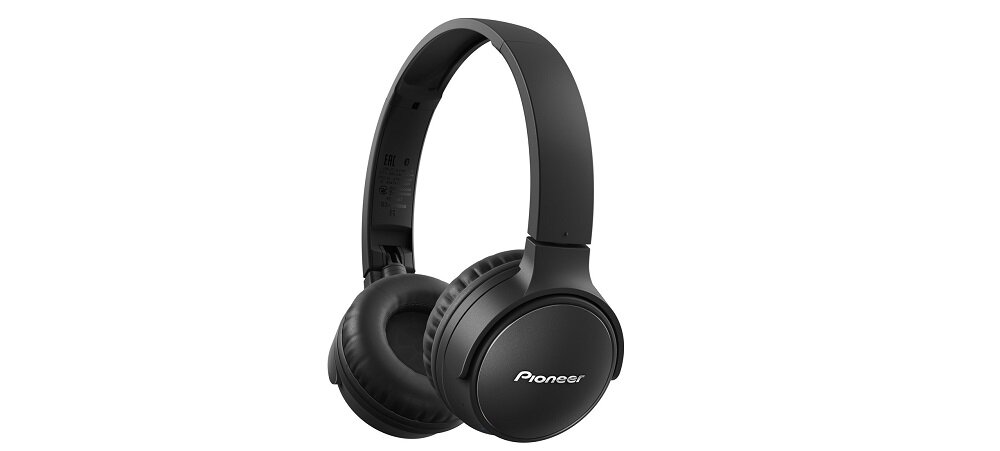 Słuchawki nauszne PIONEER S3 Wireless Czarny widok ogólny skos