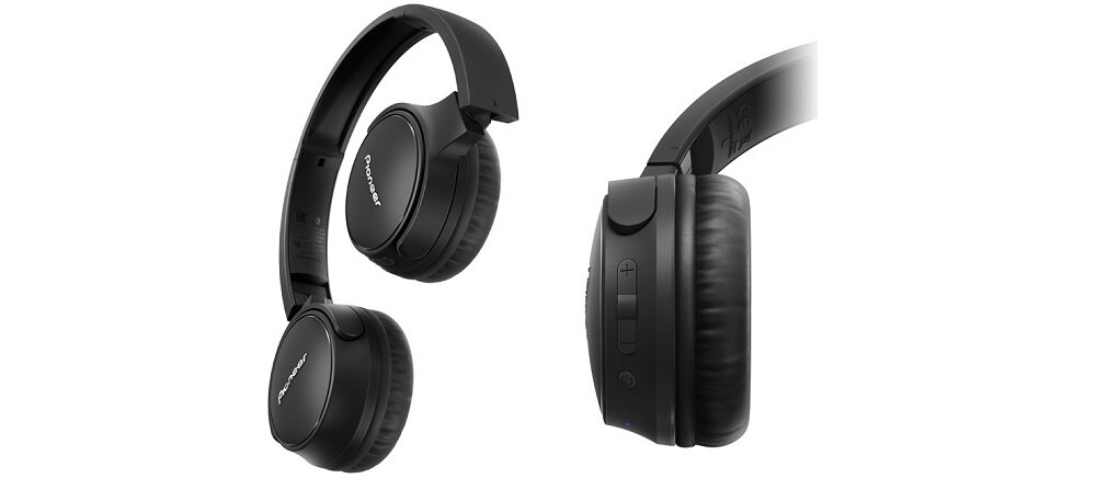 Słuchawki nauszne PIONEER S3 Wireless Czarny widok skos nausznik