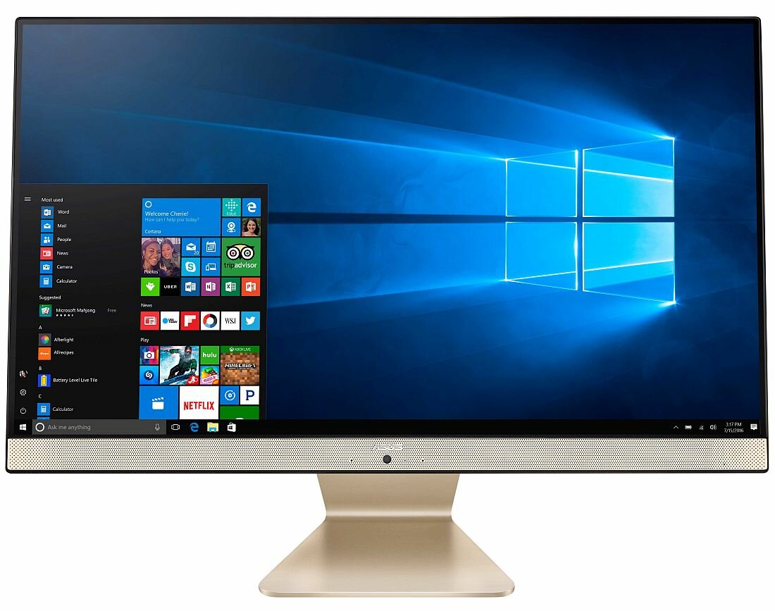 Komputer ASUS Vivo V241 zloty - Komputer