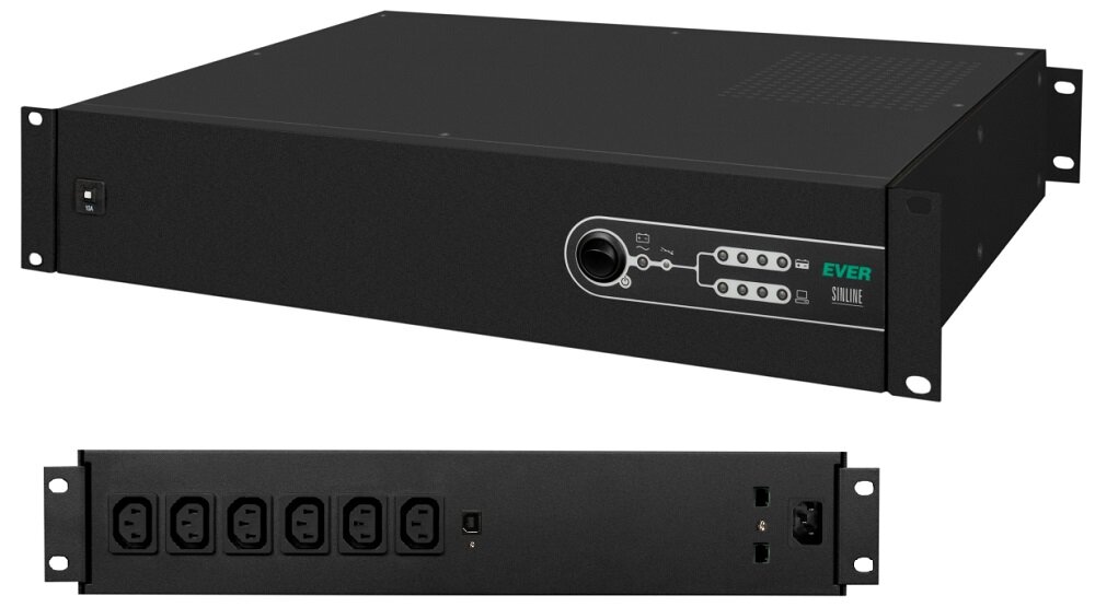 Zasilacz UPS EVER Sinline 1200VA - potencjal zasilacza