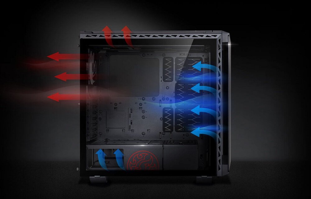 Obudowa ADATA Xpg Battlecruiser  - Midi Tower Standardowe rozwiązanie
