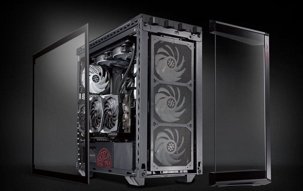 Obudowa ADATA Xpg Battlecruiser  - okno w obudowie design