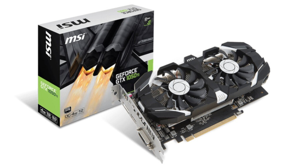 Karta graficzna MSI GeForce GTX 1050 Ti 4GT OC - ogolny