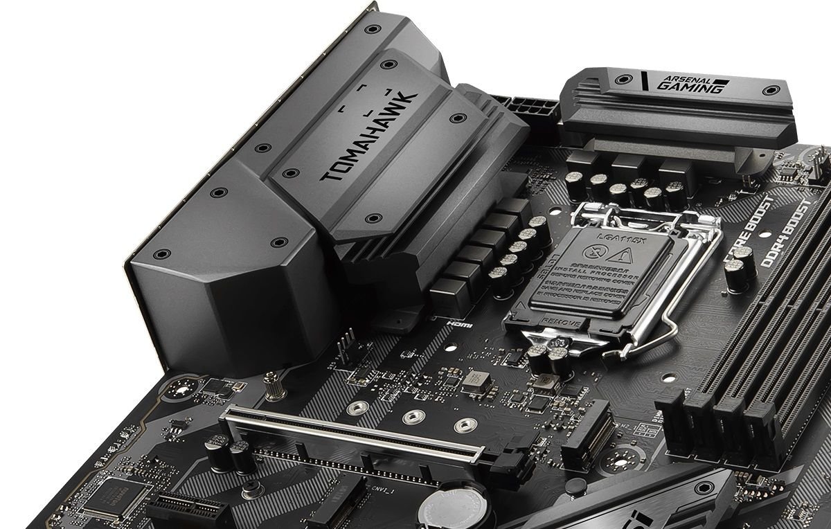 Płyta główna MSI MAG Z390 Tomahawk - układ chłodzenia