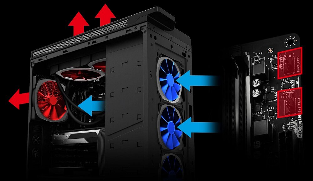 Płyta główna MSI B360 Gaming Plus  - Niska temperatura pracy 